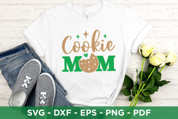 Cookie Mom SVG, Girl Scout Cookie SVG Graphics