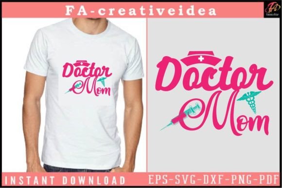 Doctor Mom Svg Design: Graphics for Crafts and Creative Projects