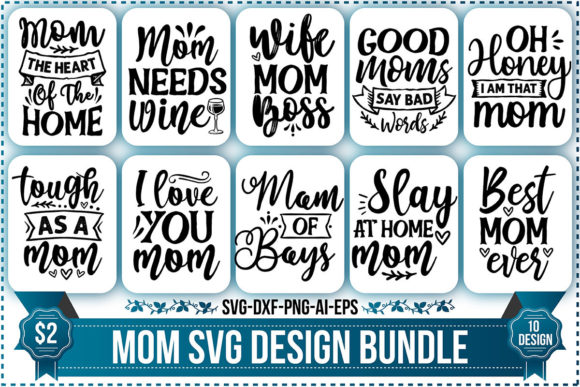 Mom Svg Design Bundle Vol-2
