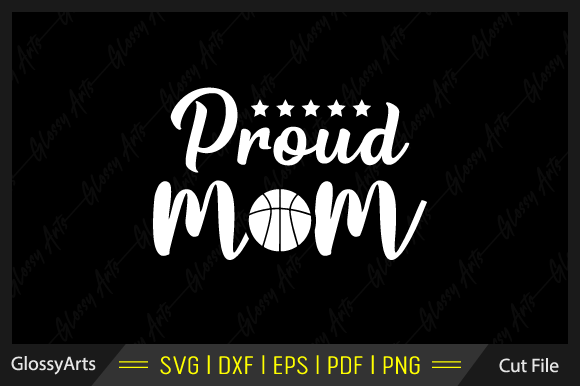 Proud Mom Svg Printable Cut File: Graphics for Crafts