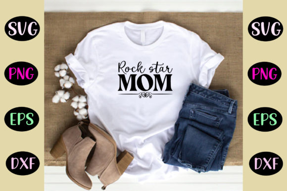 Rock Star Mom Svg Design: Graphics for Crafts and Branding